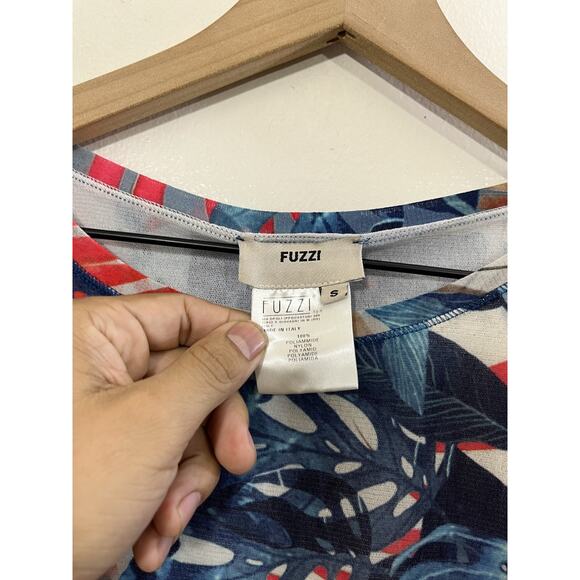 Fuzzi Jean Paul Gaultier Y2K 90s Mesh Top S Italy Maximalist Art Luxury Tropical - Picture 3 of 14